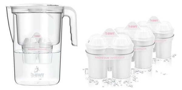BWT BWT - Filtračná kanvica Vida 2,6 l + 3 filtre FT0294 + záruka 3 roky zadarmo