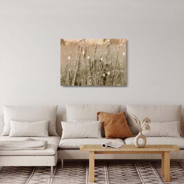 Sklenený obraz - Harmonická lúka (70x50 cm)