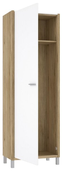 PREDSIEŇOVÁ SKRIŇA, biela, farba duba, 66,4/200,6/41,5 cm MID.YOU - Online Only drobný nábytok, Online Only