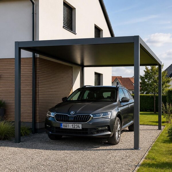 Hliníkový prístrešok pre auto AVENBERG TERMINAL 1 5.3 x 3.0 m