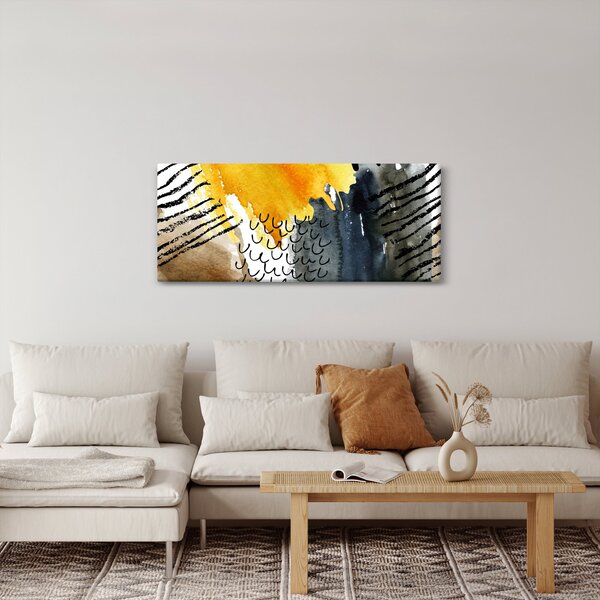 Obraz - Abstraktný akvarel (120x50 cm)