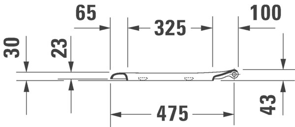 Duravit D-Code - WC sedátko so sklápacou automatikou, 485x346 mm, biela 0060390000