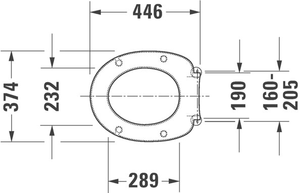 Duravit Duraplus - WC sedátko s poklopom, biela 0064200000