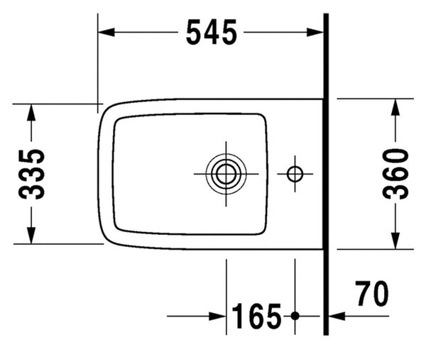 Duravit Puravida - Závesný bidet 36x54,5 cm, biela 2247150000