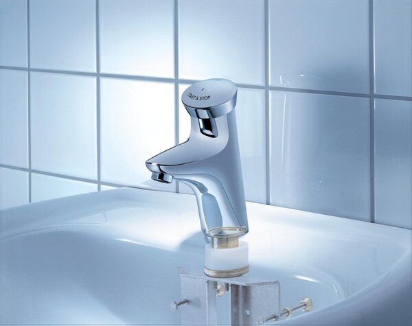 GROHE Eurodisc SE - Samouzatváracia umývadlová batéria so zmiešavacím zariadením, chróm 36233000