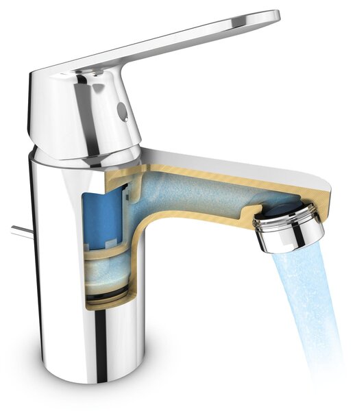 GROHE Eurosmart Cosmopolitan - Páková umývadlová batéria, veľkosť S, chróm 3282500E