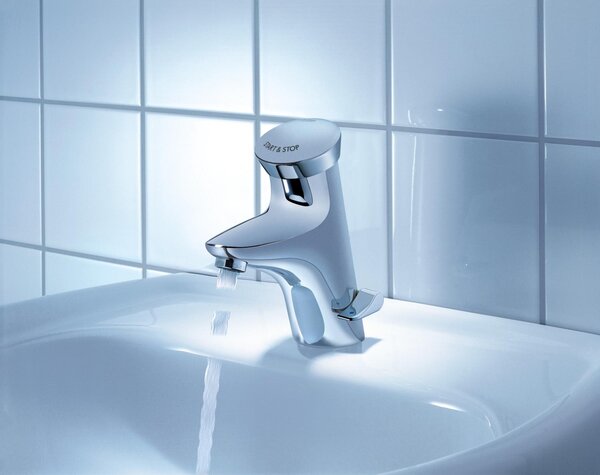 GROHE Eurodisc SE - Samouzatváracia umývadlová batéria so zmiešavacím zariadením, chróm 36233000