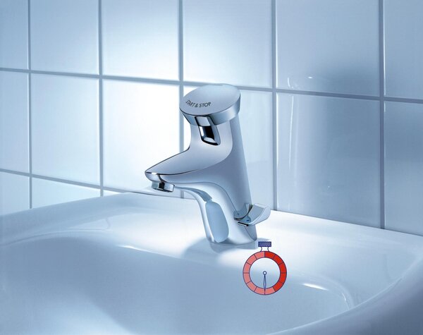 GROHE Eurodisc SE - Samouzatváracia umývadlová batéria so zmiešavacím zariadením, chróm 36233000
