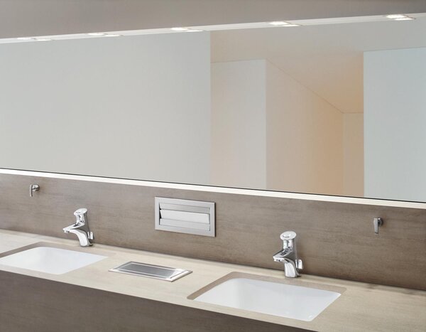 GROHE Eurodisc SE - Samouzatváracia umývadlová batéria so zmiešavacím zariadením, chróm 36233000