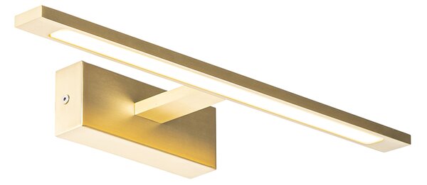 Nástenná lampa mosadz 41,5 cm vrátane LED IP44 - Jerre
