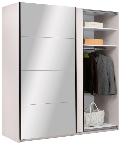 SKRIŇA S POSUVNÝMI DVERAMI, kašmírová, 200/210/62 cm P & B - Skrine, Online Only