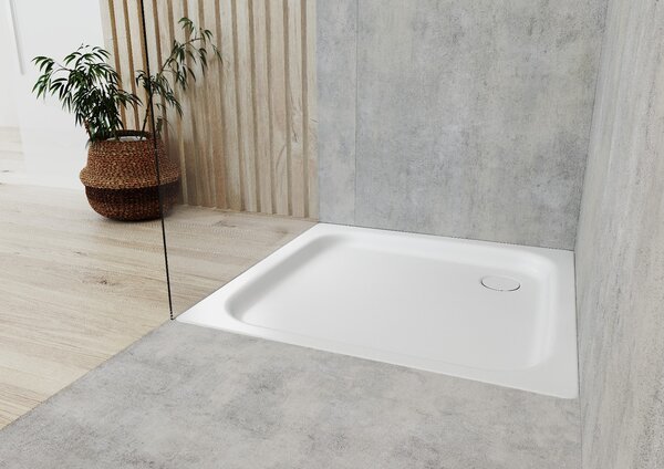 Kaldewei Duschplan - Sprchová vanička 800x800 mm, alpská biela 440500010001