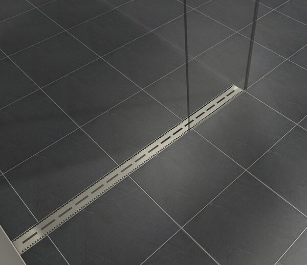 Sprchový žľab SLOT s horizontálnou prírubou, 60 cm