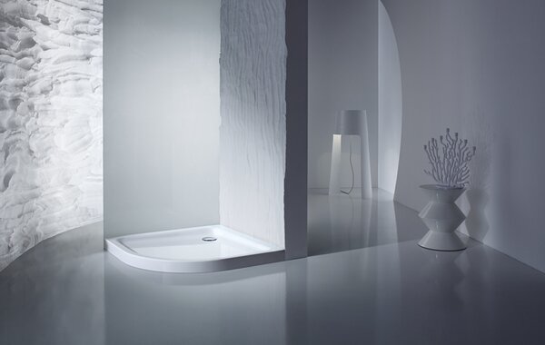 Kaldewei Arrondo - Sprchová vanička s polystyrénovým nosičom 900x900 mm, alpská biela 460048040001