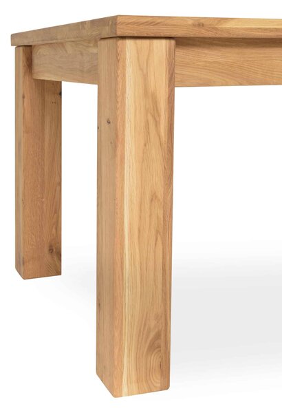 Rozkladací jedálenský stôl Florence z dubového dreva - 1400(2100)x900 mm