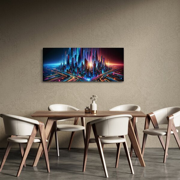 Obraz - Mesto budúcnosti (120x50 cm)
