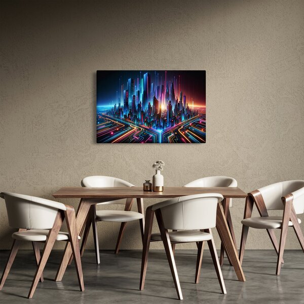 Obraz - Mesto budúcnosti (90x60 cm)