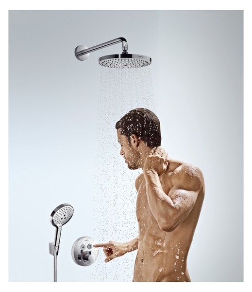 Hansgrohe Raindance Select S - Hlavová sprcha 240 2jet EcoSmart 9 l/min so sprchovým ramenom, chróm 26470000