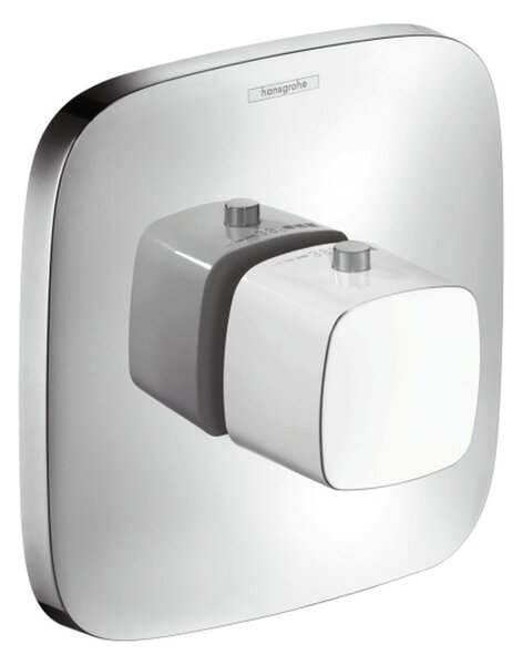 Hansgrohe PuraVida - Highflow termostatická batéria pod omietku, biela/chróm 15772400