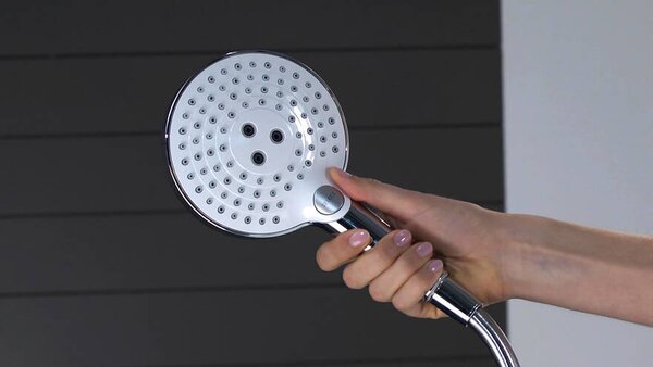 Hansgrohe Raindance Select S - Ručná sprcha 120 3jet EcoSmart, biela/chróm 26531400
