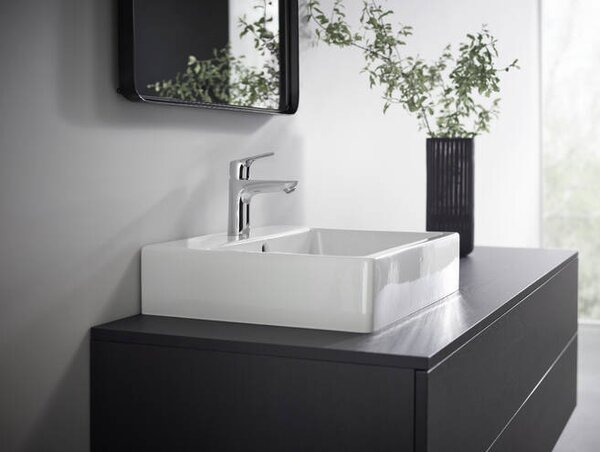 Hansgrohe Focus - Umývadlová batéria 100 s odtokovou súpravou s tiahlom, chróm 31607000