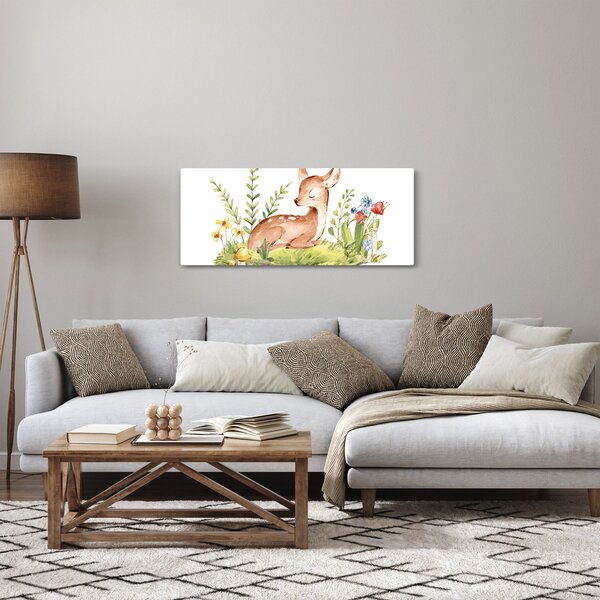Obraz - Malý srnček (120x50 cm)