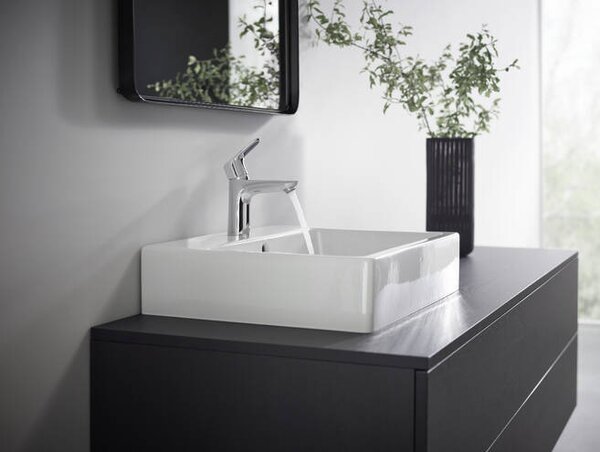 Hansgrohe Focus - Páková umývadlová batéria 100 CoolStart s odtokovou súpravou s tiahlom, chróm 31621000