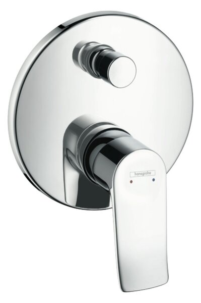 Hansgrohe Metris - Páková vaňová batéria pod omietku, chróm 31493000