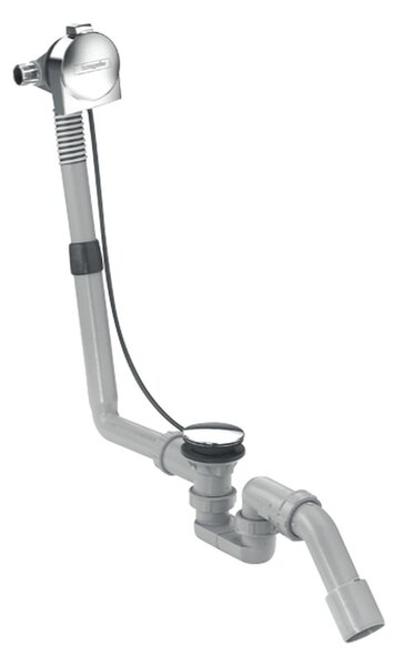 Hansgrohe Exafill S - Úplná sada vaňového výtoku, odtokovej a prepadovej súpravy pre normálne vane, chróm 58113000