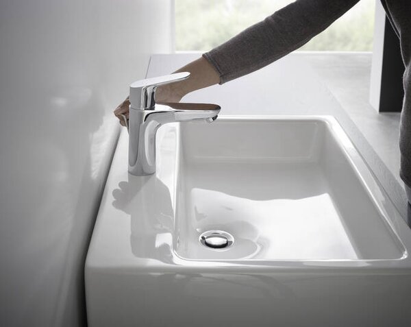 Hansgrohe Focus - Umývadlová batéria 100 s odtokovou súpravou s tiahlom, chróm 31607000