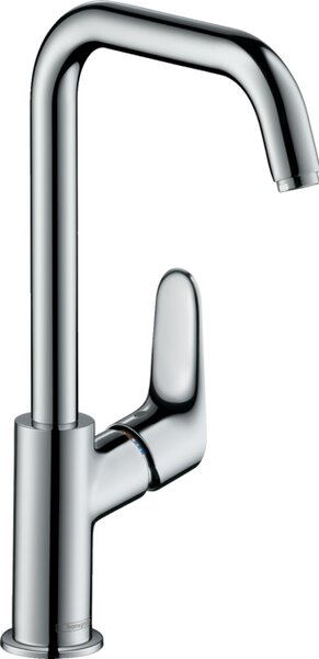 Hansgrohe Focus - Umývadlová batéria 240 s otočným výtokom a odtokovou súpravou s tiahlom, chróm 31609000