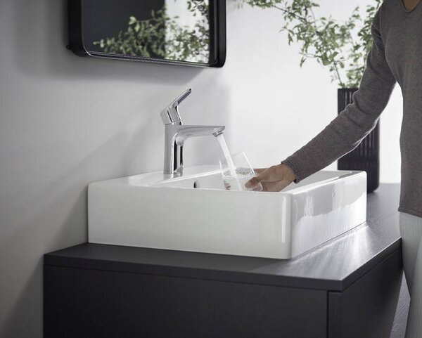 Hansgrohe Focus - Umývadlová batéria 100 s odtokovou súpravou s tiahlom, chróm 31607000