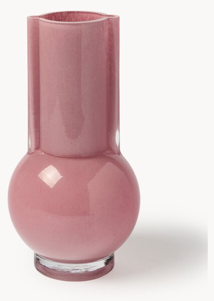 Sklenená dizajnová váza Flamingo, V 25 cm