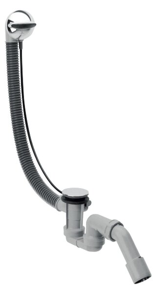 Hansgrohe Flexaplus - Úplná sada odtokovej a prepadovej súpravy pre normálne vane, chróm 58143000