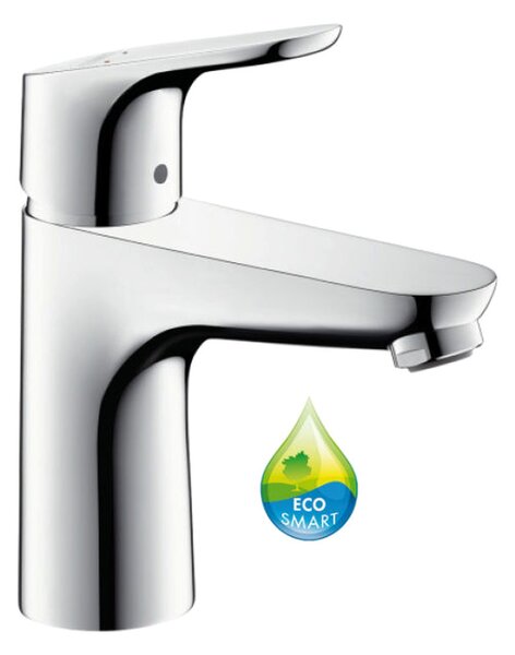 Hansgrohe Focus - Umývadlová batéria 100 s odtokovou súpravou s tiahlom, chróm 31607000