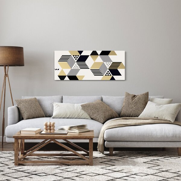 Obraz - Geometrické tvary N⁰1 (120x50 cm)