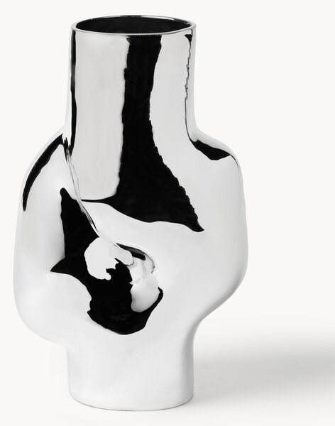 Ručne vyrobená sklenená váza Gleam, V 32 cm