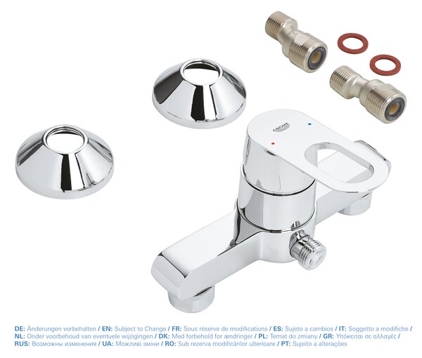 GROHE BauLoop - Páková sprchová batéria, chróm 23340000