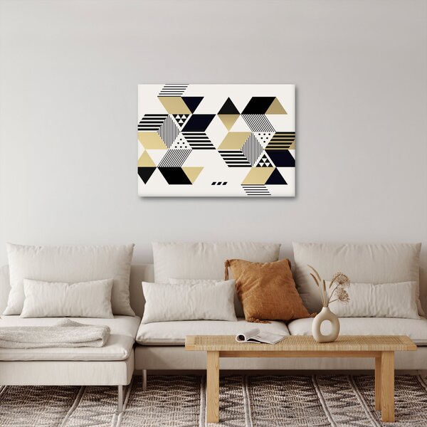 Obraz - Geometrické tvary N⁰1 (70x50 cm)
