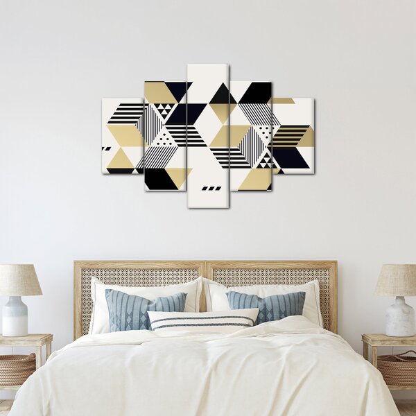 Obraz - Geometrické tvary N⁰1 (150x105 cm)