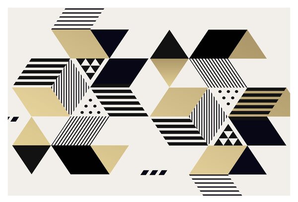 Obraz - Geometrické tvary N⁰1 (90x60 cm)