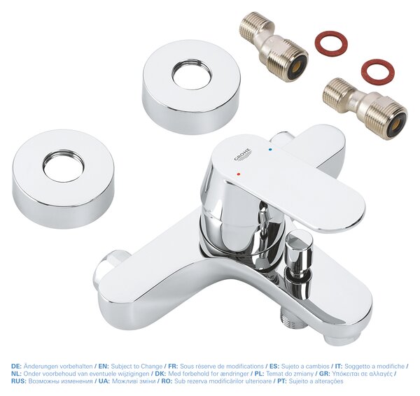 GROHE Eurosmart Cosmopolitan - Páková vaňová batéria, chróm 32831000