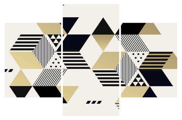 Obraz - Geometrické tvary N⁰1 (90x60 cm)
