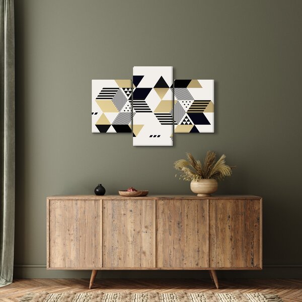 Obraz - Geometrické tvary N⁰1 (90x60 cm)