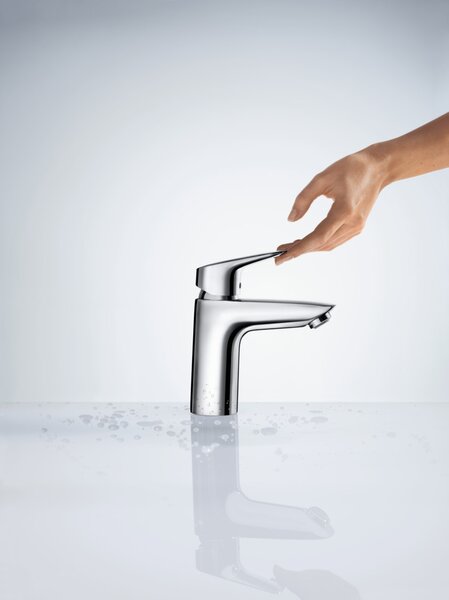 Hansgrohe Logis - Umývadlová batéria 100 s odtokovou súpravou s tiahlom, chróm 71100000