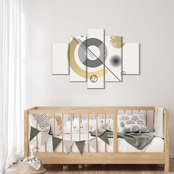 Obraz - Geometrické tvary N⁰2 (150x105 cm)