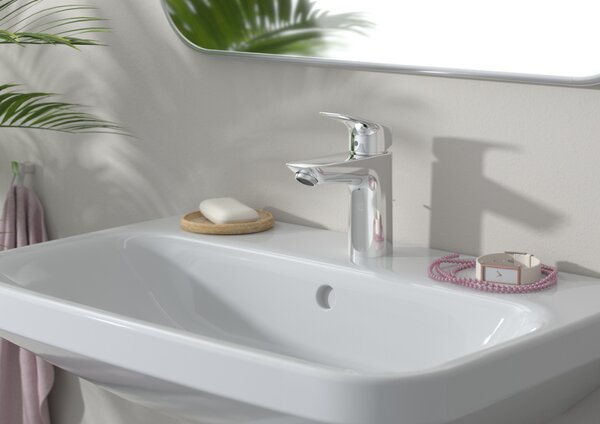 Hansgrohe Logis - Umývadlová batéria 100 s odtokovou súpravou s tiahlom, chróm 71100000