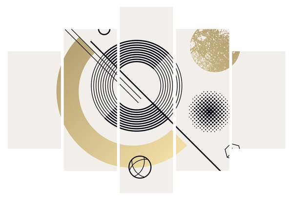 Obraz - Geometrické tvary N⁰2 (150x105 cm)