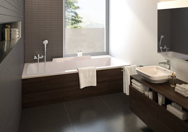 Hansgrohe Croma Select E - Sprchový set 110 1jet s hadicou 1600 mm, biela/chróm 26412400