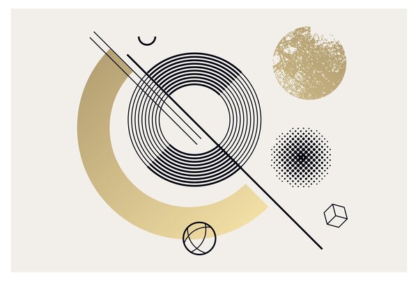 Obraz - Geometrické tvary N⁰2 (90x60 cm)